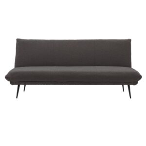 Duncan Fabric 3 Seater Sofa Bed In Dark Grey