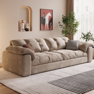 Cottonfy Multifunctional Sleeper 3 Seater Sofa Bed with Storage Space